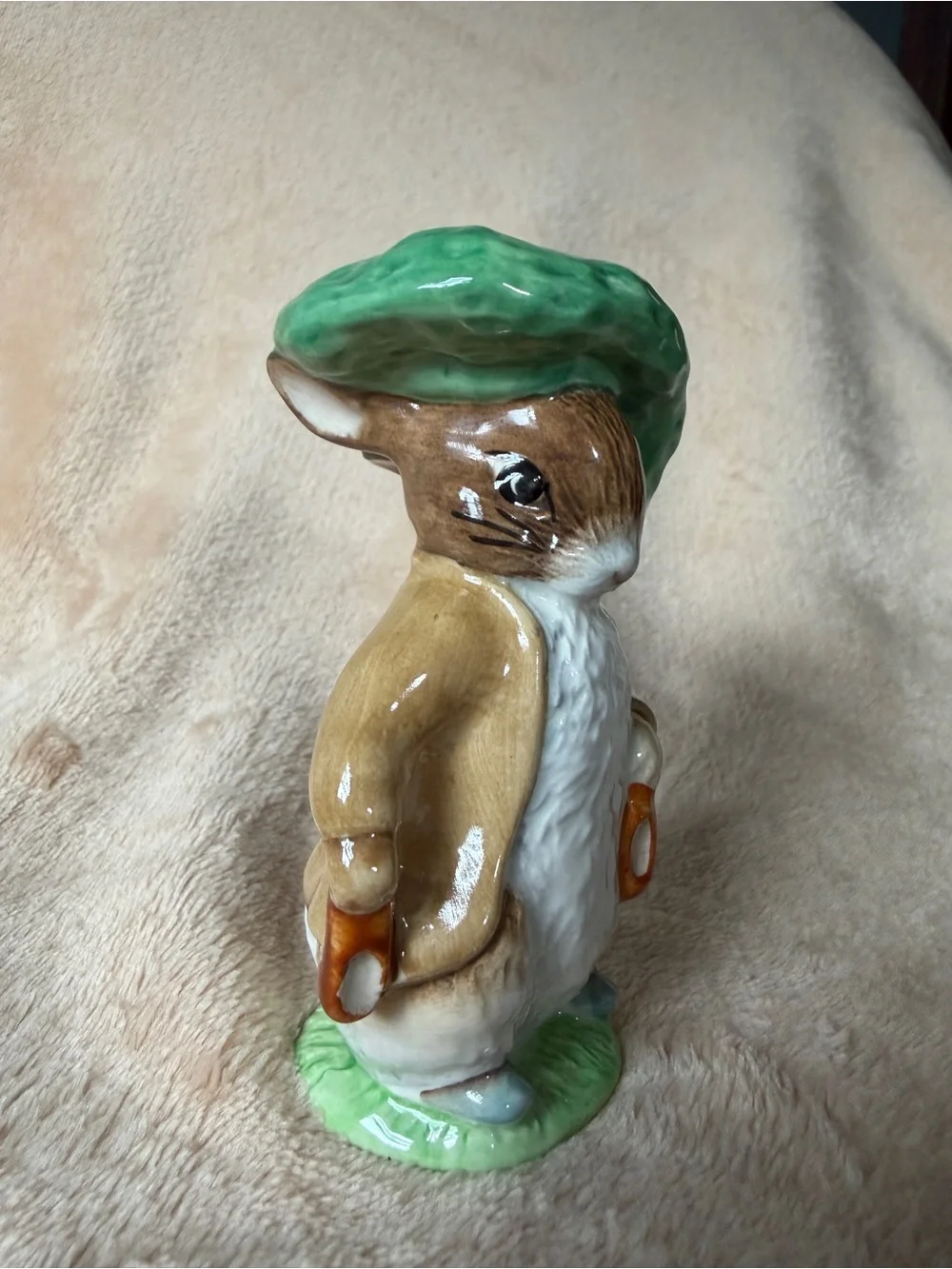 Beswick Beatrix Potter Benjamin Bunny Figurine England With Vintage Box